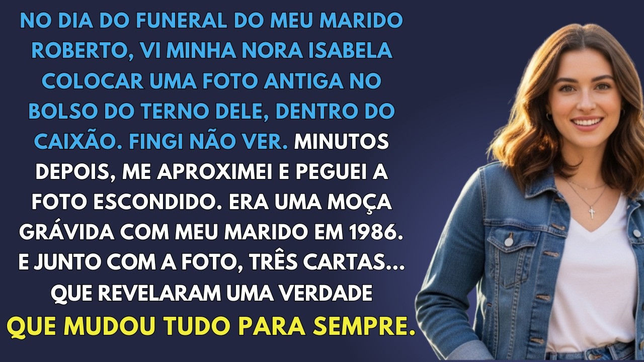 No Funeral Do Meu Marido, Vi Minha Nora Colocar Uma Foto Antiga No Bolso Do Terno Dele  Quando