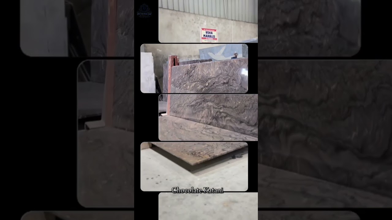 Elegance of Chocolate Katani at Shree Vardhman Sagar Marbles in Kishangarh!