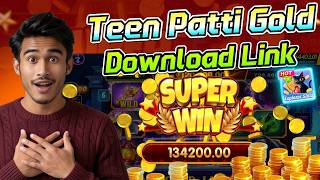 Teen Patti Gold Gameplay Jackpot Winning Tricks Super Win Real Money Game Withdrawal Review 2026 screenshot 1