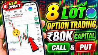 80K Capital, 8 Lot Se Option Trading | Option Trading in Groww | F&O Trading in Groww App | screenshot 2