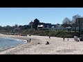 SCHILKSEE STRAND Kieler Förde am Ostersonntag 17.4.2022