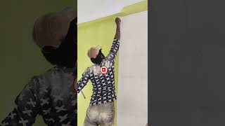 interior wall colour work... Nippon paint.. AT 2 in 1