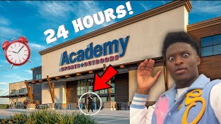 24 Hour Overnight Challenge In ACADEMY!