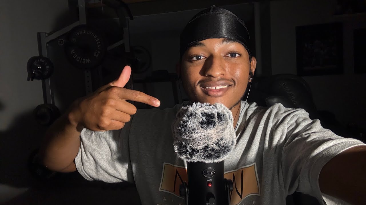 ASMR | I guarantee you’ll fall asleep to this 👉🏾😴💤( Fluffy mic rubbing ...