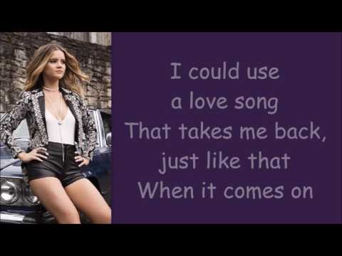 Maren Morris ~ I Could Use A Love Song (Lyrics)