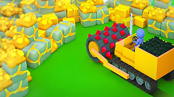 Stone Miner (by ZPLAY) IOS Gameplay Video (HD)