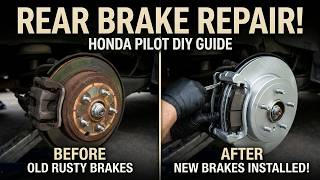 2006–2008 Honda Pilot Rear Brake Pads & Rotors Replacement DIY