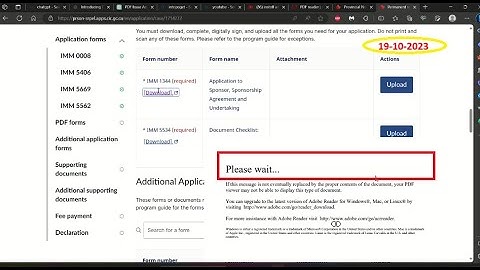 Please Wait Fix Error | How to Fix Error PDF Reader Not Working Issue | IRCC Form PDF Error