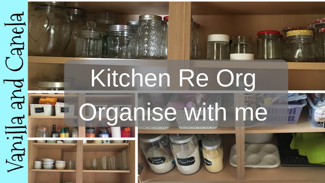 Kitchen Organisation - Organise with me - YouTube
