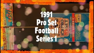 1991 Pro Set Football   Series 1 #boxopening
