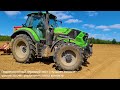 DEUTZ-FAHR AGROTRON 6215 в работе с PÖTTINGER TERRASEM C4