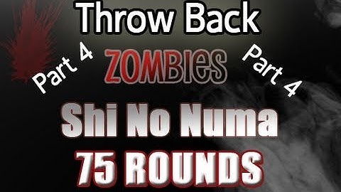 Throw Back WaW Zombies: 75 Rounds on Shi No Numa | Part 4