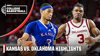 Kansas Jayhawks vs. Oklahoma Sooners | Full Game Highlights | ESPN College Basketball