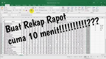 Cara Mudah Membuat Rekap Nilai Rapot