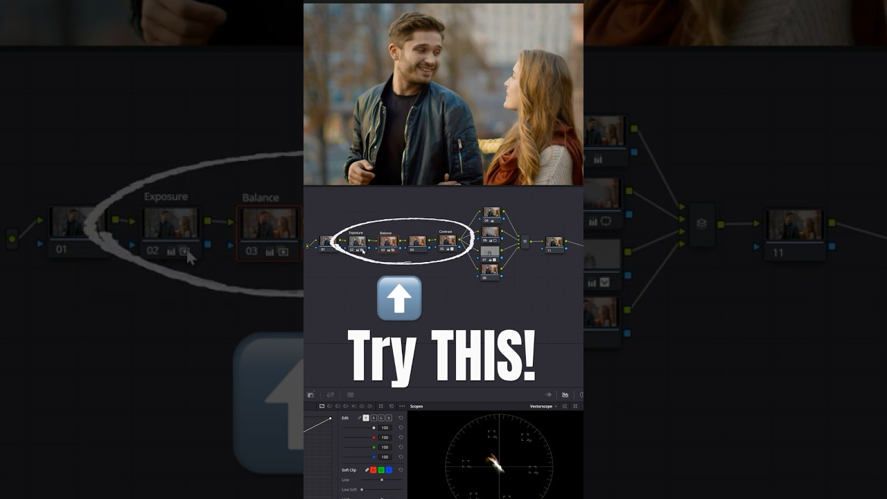 3 Color Node Tips for FASTER Color Grading! - DaVinci Resolve