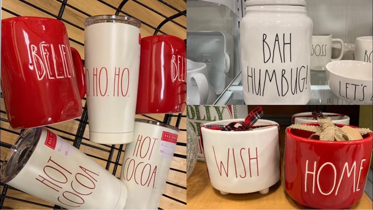 RAE DUNN CHRISTMAS HUNT and HAUL \\ I LOVE THE RED☃️ YouTube