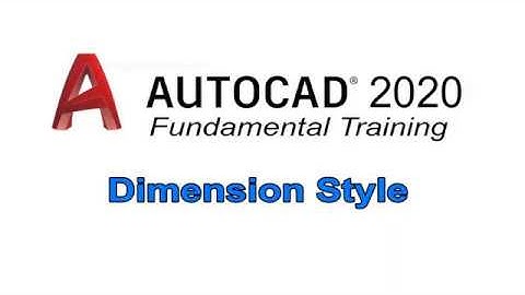Autocad 2020 | Fundamental Training | Dimension Style | Tagalog