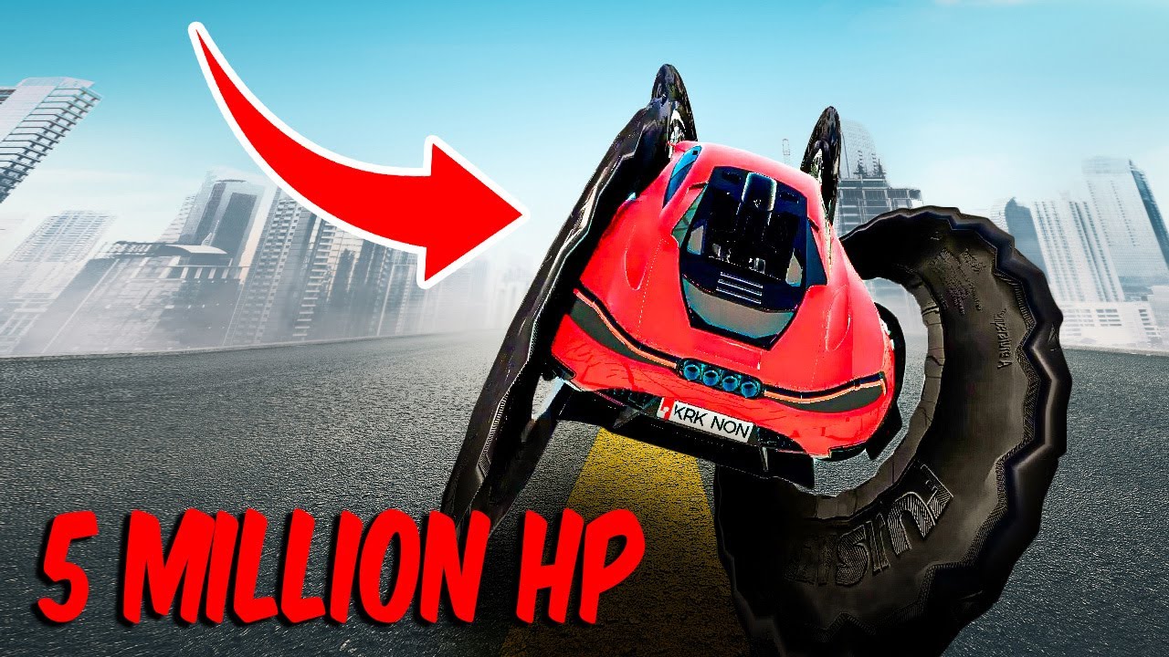 This Is What 5 Million Horsepower Does In BeamNG