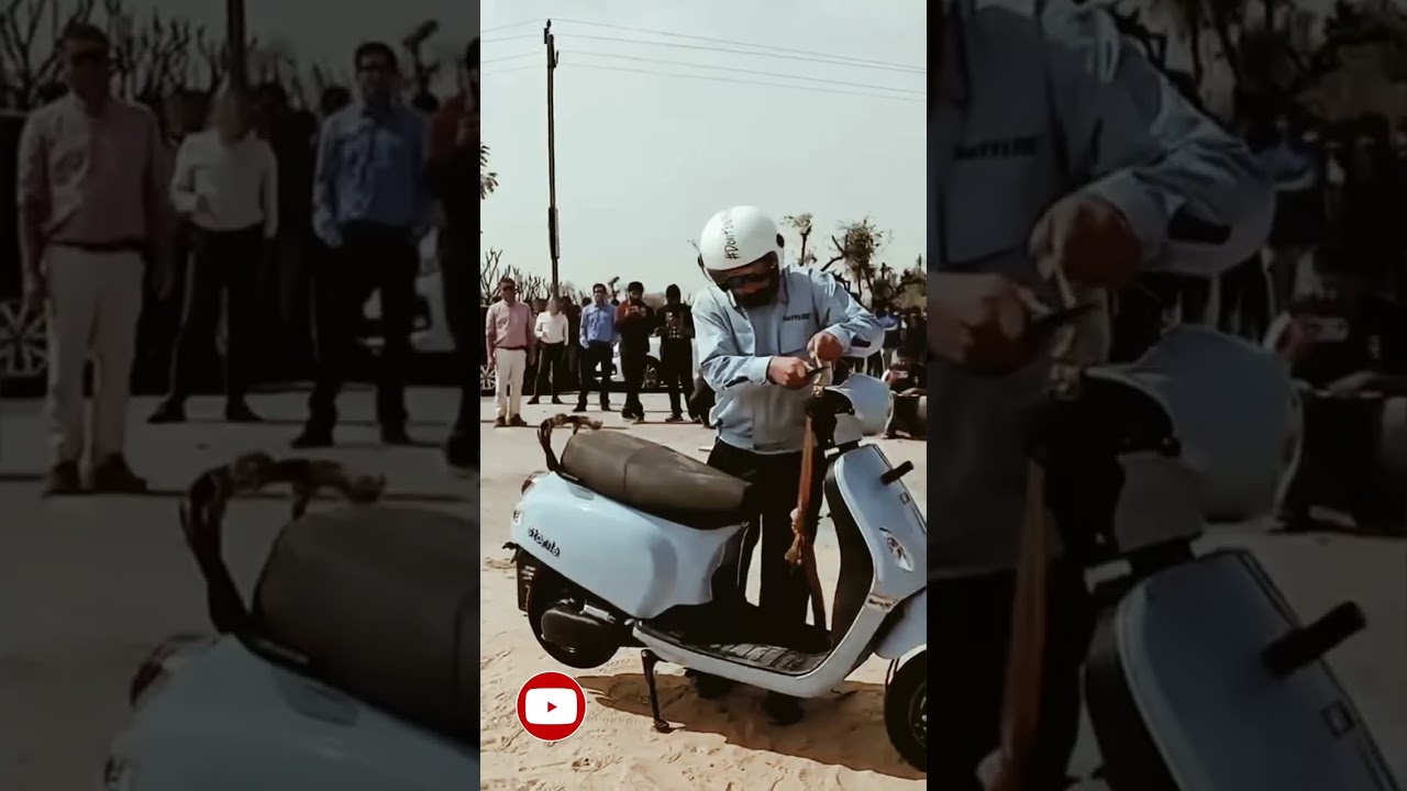 BattRE Electric scooter drop test 