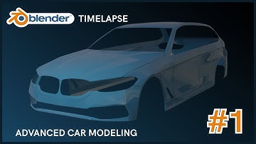 Blender Advanced Car Modeling - BMW 5 Series Touring G31 (Part 1 Making Body)