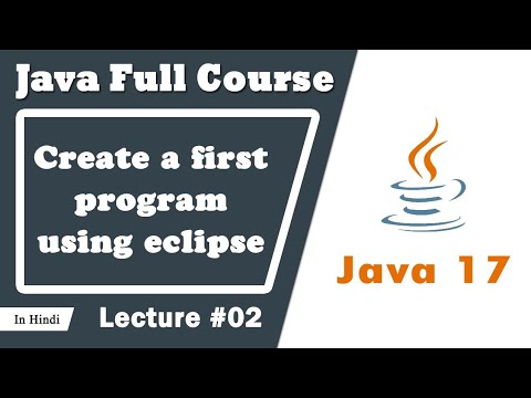 create a java program using eclipse in hindi | java tutorial for ...