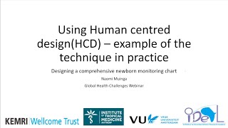 Naomi Muinga: Using human centred design example of the technique in practice