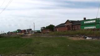 UP 8401 & 4828 Leads a Stack East With 7352 & 3853 Pushing, Clinton, IA