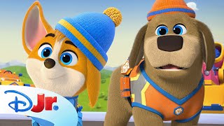 pupstruction crew builds a blueprint pupstruction compilation disneyjr