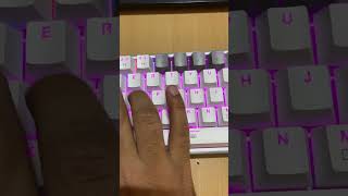 Laptop keyboard v/s Redragon K617 Fizz 60% RGB Gaming Keyboard || valorant mechanicalkeyboard