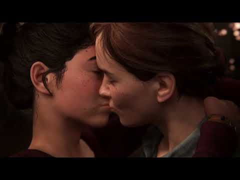 THE LAST OF US 2 - Ellie Dancing Kiss Scene