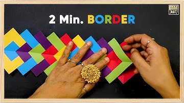 Make Border in Just 2 Minutes - Episode 4! DIY