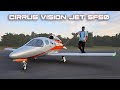 Half scale RC Vision jet maiden flight