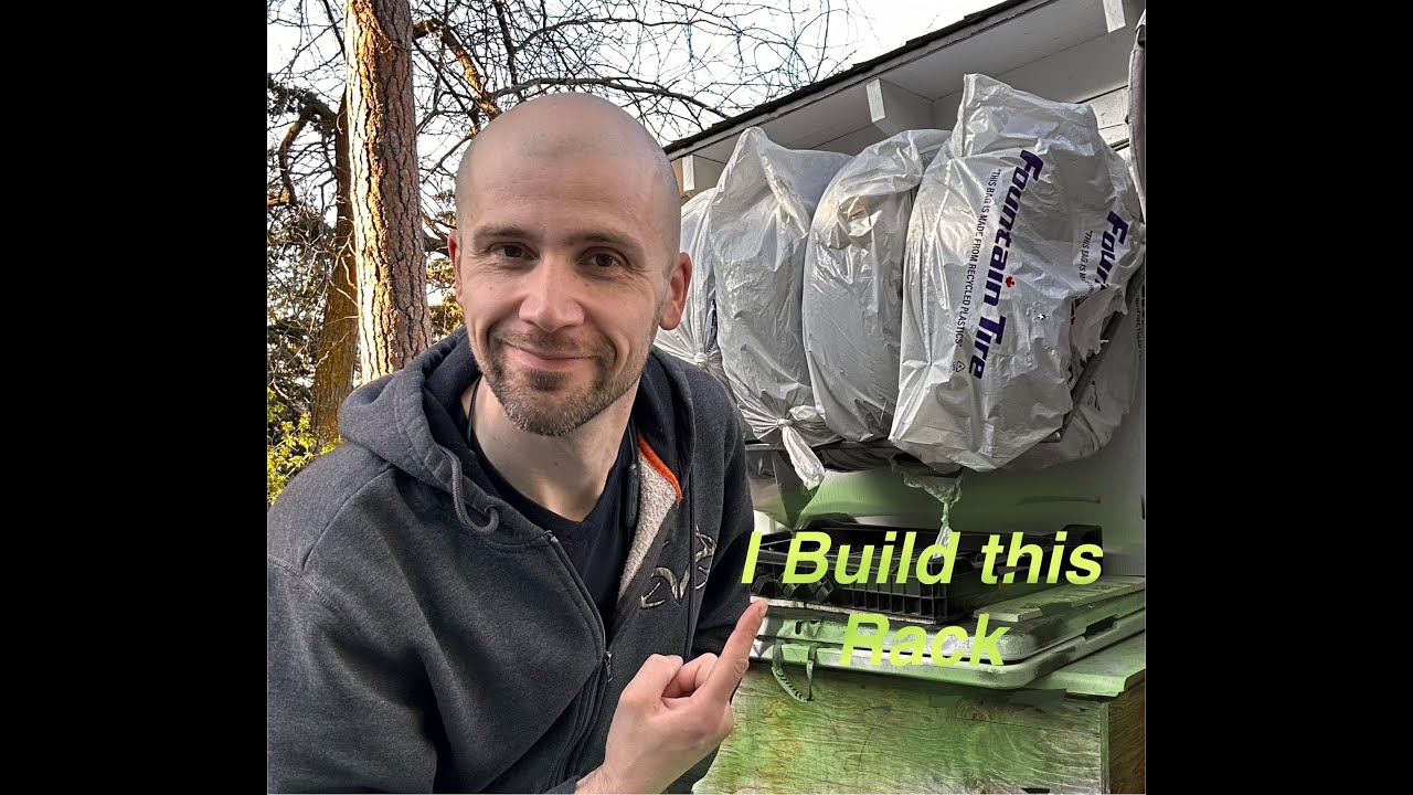 DIY Tire Rack - YouTube
