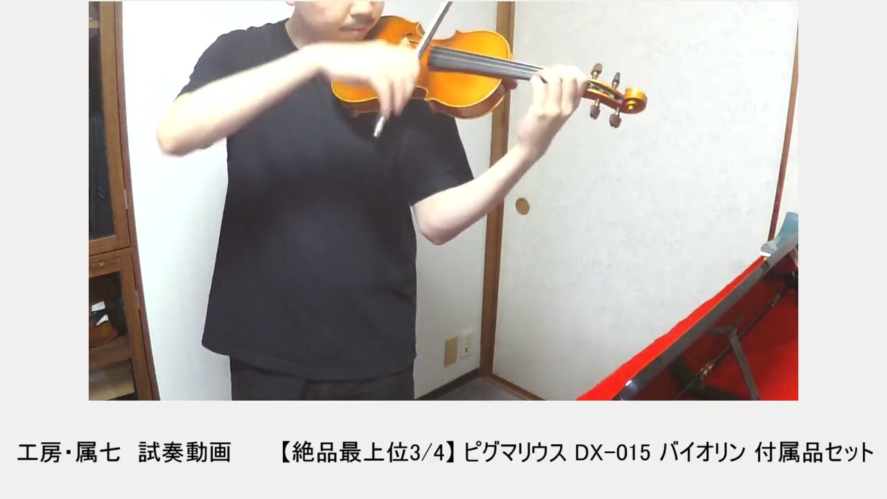 試奏動画 【絶品最上位3/4】 ピグマリウス DX-015 バイオリン