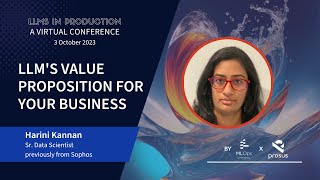 Product Strategy for LLM features when LLM isn’t your Product // Harini Kannan // LLMs III LT