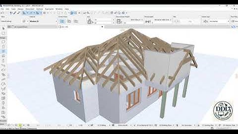 How to create an automatic Roof truss in Archicad