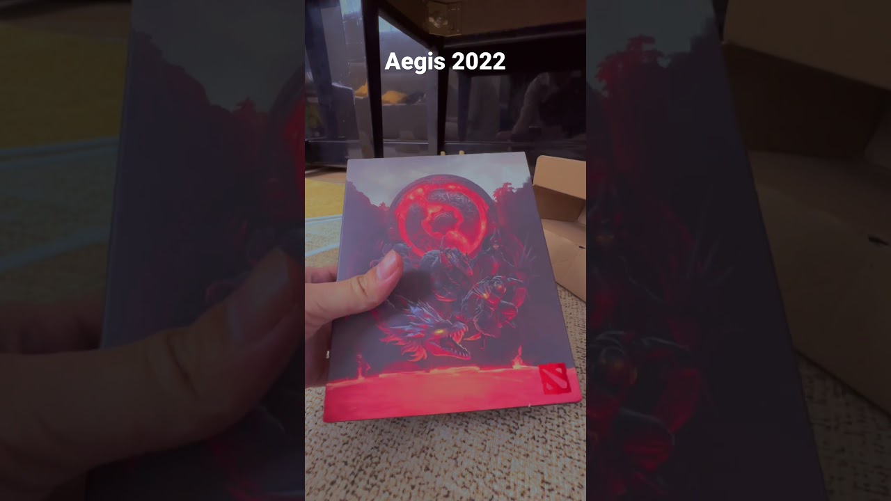 Unboxing Aegis the international 11 Dota 2 #dota2 #battlepass #aegis