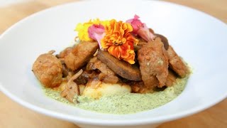 Hungarian Goulash with Kopytka, TV host Basia Brown