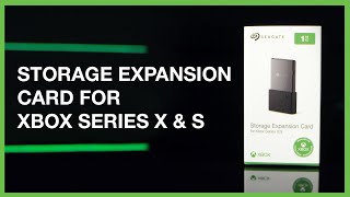 Seagate Storage Expansion Card For Xbox Series XS 1TB Solid State Drive -  NVMe Expansion SSD, Quick Resume, Plug & Play, Licensed(STJR1000400)