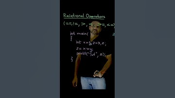 Relational Operators with an Example