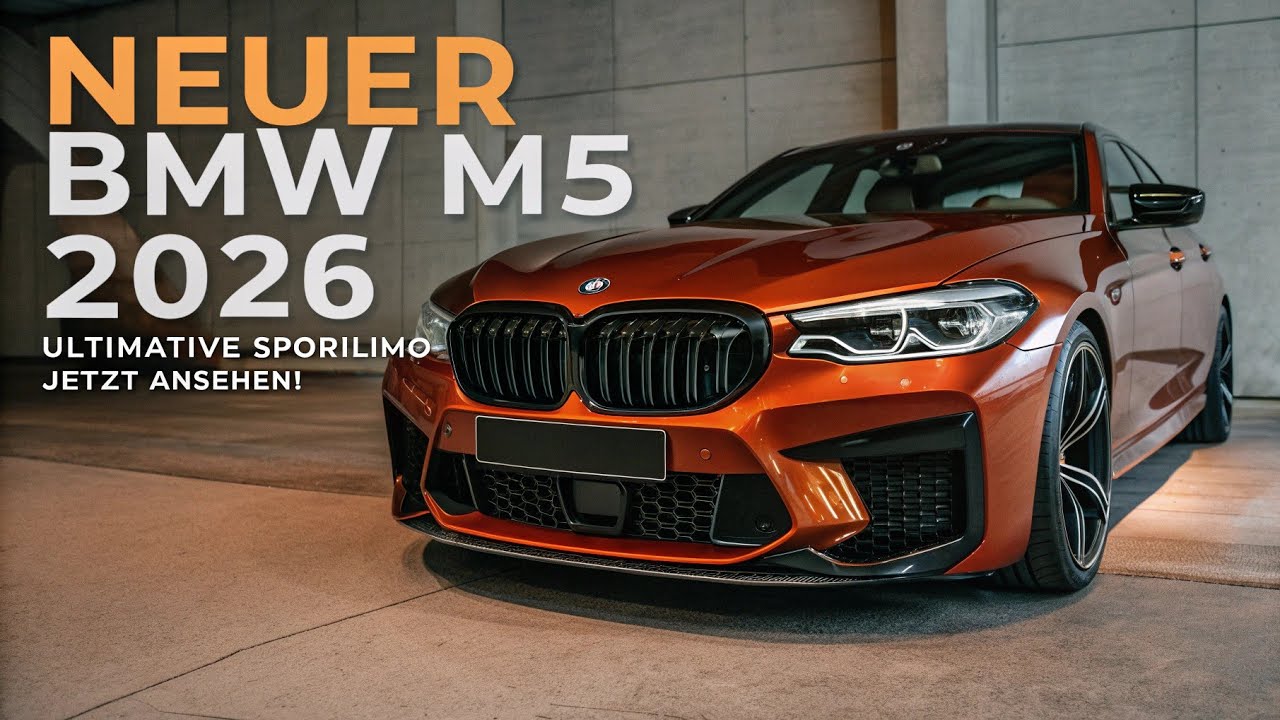 BMW M5 2026 – 717 PS Power & Luxus vereint | Das stärkste M-Modell aller Zeiten!