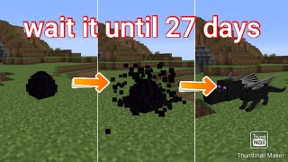 Hatch the ender dragon egg in very simple ways