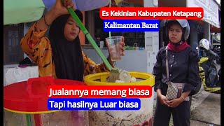 Es Kekinian Kabupaten Ketapang! Jualannya memang biasa tapi hasilnya luar biasa