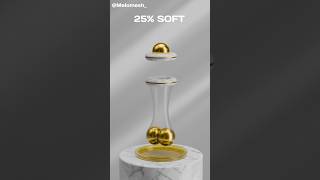 0% vs 100% balls soft body simulation
