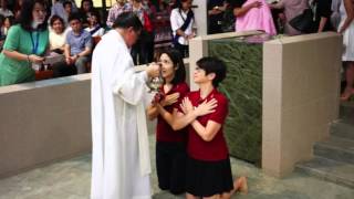 Baptism St Ignatius Church 26 March 2016