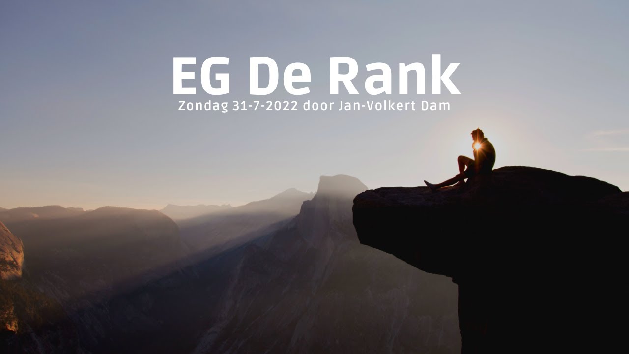 Kerkdienst EG De Rank (Jan-Volkert Dam)