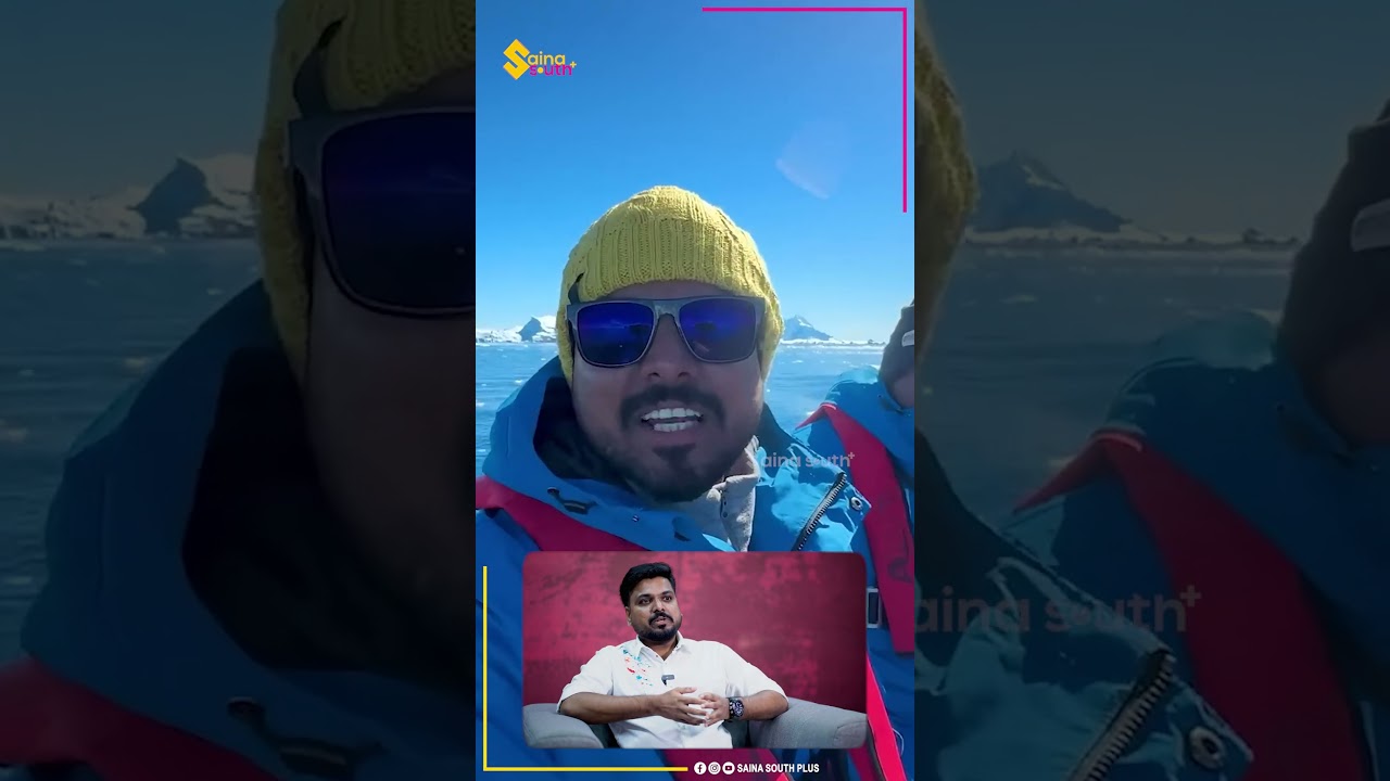 Antartica - യിൽ മുണ്ടുടുത്ത് നിന്ന മലയാളി |  