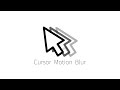 Cursor Motion Blur chrome extension