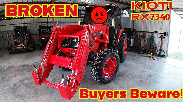 KIOTI RX7340 BROKEN in less than 10 HOURS (Warranty Hassle)