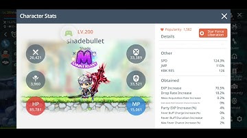 maplestory m - bug with the speed. m label set